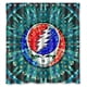 thumbnail image 1 of Cortina de ducha de la banda de rock Grateful Dead, juego de cortina de baño con ganchos, tamaño 66 x 72 pulgadas, 1 of 3