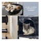 thumbnail image 5 of Torre Arbol Rascador Gatos Terciopelo Con Casa Y Cuna caqui, 5 of 6