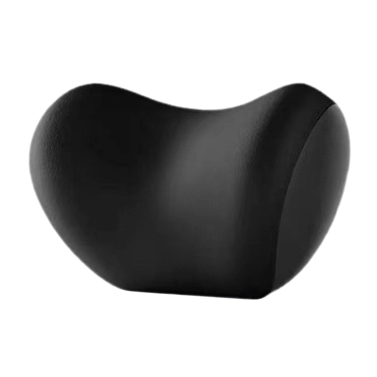 Magideal - Almohada Para El Cuello Del Coche Con Correa Ajustable, Almohada Para Reposacabezas De Espuma Viscoelástica Para Asiento Del Conductor, Sofá Cama Y Ha Negro