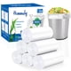 thumbnail image 1 of Bolsas para botes de basura Hommaly, de 4,5 a 6 litros, 1,2 galones, 300 unidades, transparentes, 1 of 7