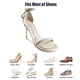 thumbnail image 4 of Almohadillas para zapatos Riootlnm, almohadillas metatarsianas, insertos en el talón, beige y negro, 4 of 6