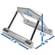 thumbnail image 2 of Fijación De Cable Seated Row Doble Asa En D Cromada, 2 of 9