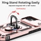 thumbnail image 5 of Funda Resistente Anillo Soporte iPhone 16e Privacidad Cámara Montaje Magnético Oro rosa, 5 of 5