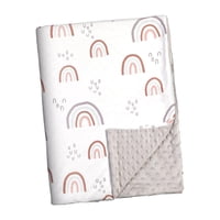 Magideal - Manta Para Bebé, Ropa De Doble Capa, 29,53 ''X 39,37'', Manta De , Manta De Recepción Cálida Para , Sofá De Guardería , Arcoíris