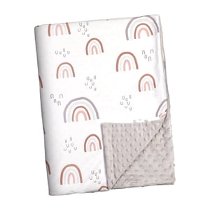 Magideal - Manta Para Bebé, Ropa De Doble Capa, 29,53 ''X 39,37'', Manta De , Manta De Recepción Cálida Para , Sofá De Guardería , Arcoíris