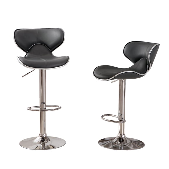 Juego de 2 Taburetes de Bar Roundhill Furniture en Gris