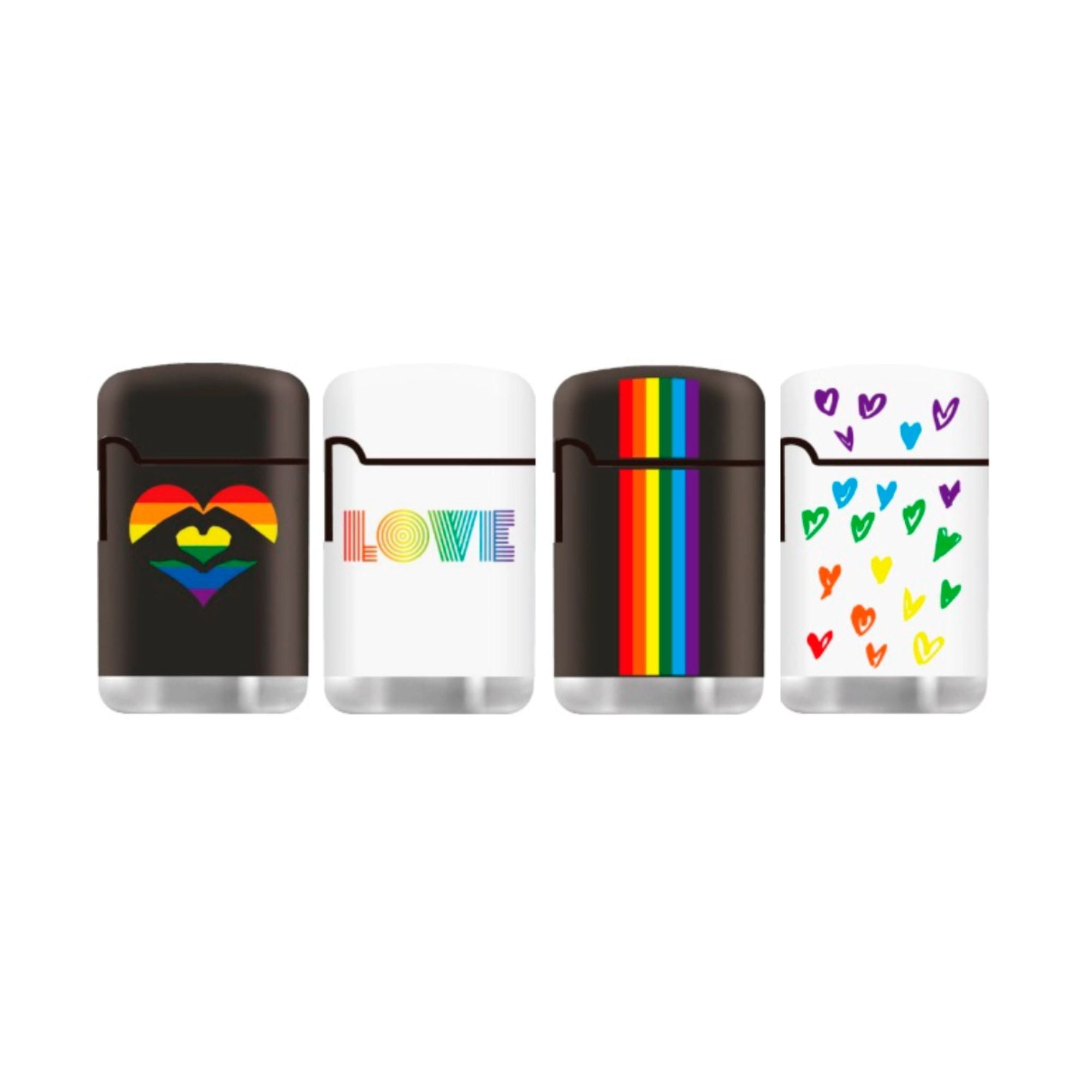 Encendedor Recargable Mega Jet Flame Love Diseños 1un. - Zengaz