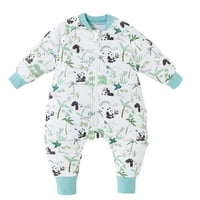 Kivara - Saquito De Dormir Pijama Bebe Tog 1.5 Con Pie Y Brazos Celeste S
