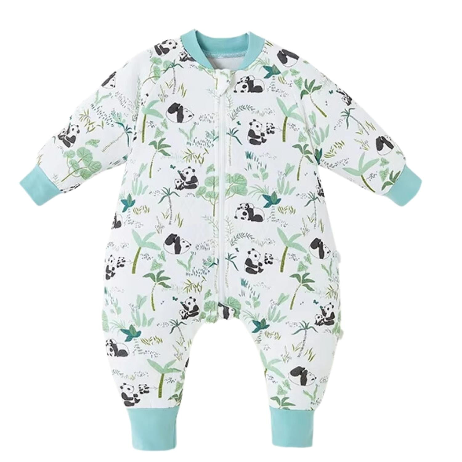 Kivara - Saquito De Dormir Pijama Bebe Tog 1.5 Con Pie Y Brazos Celeste S