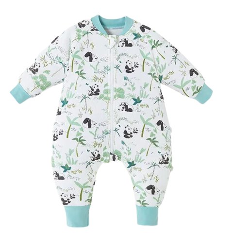 Kivara - Saquito De Dormir Pijama Bebe Tog 1.5 Con Pie Y Brazos Celeste S