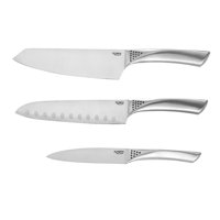 Swiss Nature Labs - Set De Cuchillos De Cocina Profesionales Xtrem Cut Acero Inoxidable De Mango Ergonómico 3 Piezas