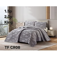 Aladdins Shop - Cobertor De Verano Plaza Y Media Plumon Polialgodón Diseño Gris