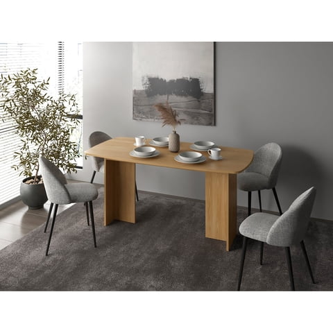 Tuhome - Mesa De Comedor Bangkok 75,6X156X79 Cm Fresno