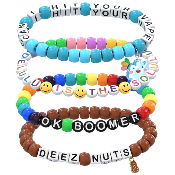 Pack de pulseras Kandi Plura Fun Rager (15 pulseras)