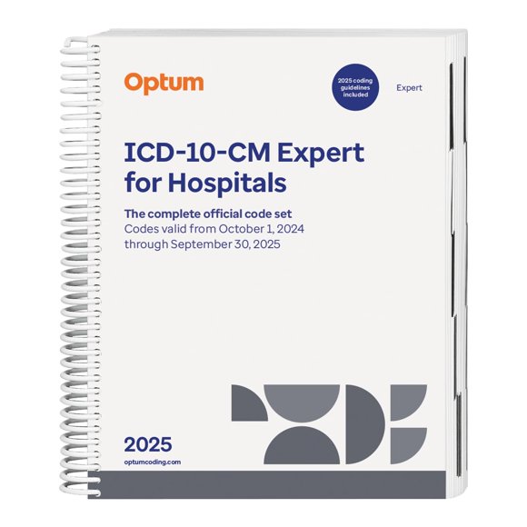 Libro Optum 2025 ICD-10-CM Expert (Espiral)