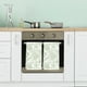 thumbnail image 2 of Toalla de cocina AnyDesign con flores verdes y pájaros, 45 x 70 cm, 2 unidades, 2 of 3