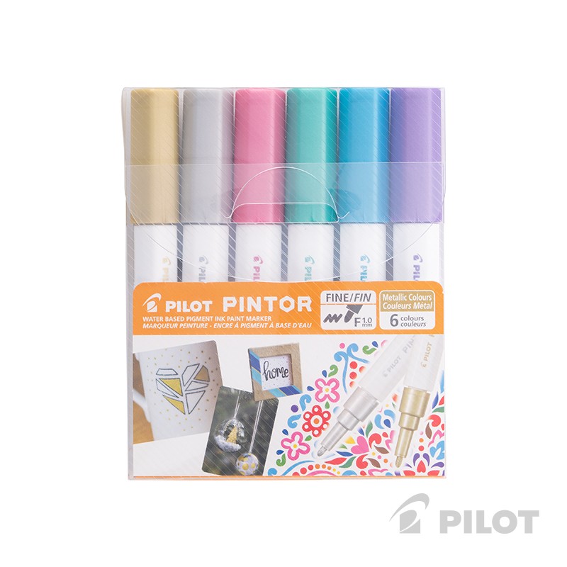 Pilot - Pintor Set Colores Metalicos Punta Fina