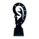 thumbnail image 1 of Soporte De Exhibición De Aretes En Forma De Oreja Organizador De Tachuelas De Acrílico Negro, 1 of 5