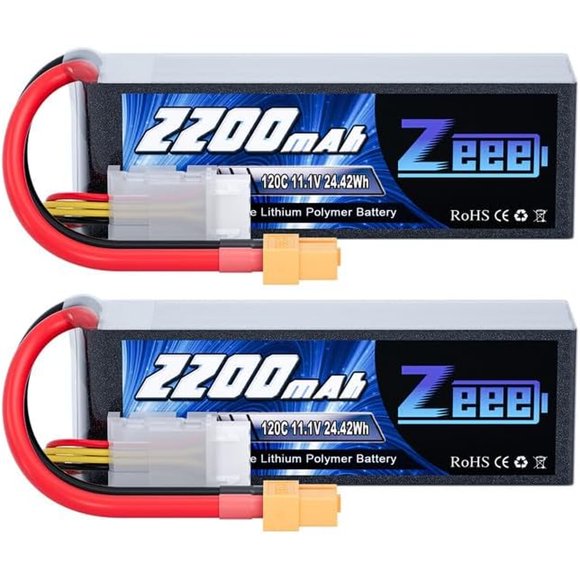 Batería LiPo Zeee 3S 2200mAh 120C 11.1V XT60 RC