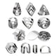 thumbnail image 5 of Juego De 27 Cortadores De Aretes De Arcilla Con Tarjetas Para Aretes Y Ganchos Para Diseñador, 5 of 5