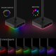 thumbnail image 2 of Soporte para auriculares KAFRI RGB Dual con USB‑C/USB y enchufe de CA, 2 of 7