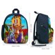 thumbnail image 2 of Vamos Perro, Vamos Mochila Escolar para Niños y Niñas, Mochila Infantil Ligera de Alta Calidad, Grande y Duradera Azul, 2 of 6