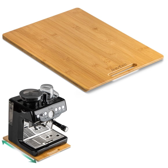 Appliance Slider ANBOXIT Bamboo para cafetera 16x30 cm