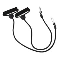 Magideal - Bandas De Resistencia Para Step, Cuerdas De Tracción Para Fitness, 1 Par, Antideslizantes, Premium, Fáciles De Agarrar, Portátiles, Prácticas, Para En Negro