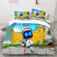 thumbnail image 1 of v590 Bed Sheets Astro Bot Cute Cartoon Bedding Set Duvet Set Single Double Bed King Size Bed Set Adult boys Bedroom Duvet Cover Pillow Case 3-Piece Bedding Set (1 Duvet Cover + 2 Pillow Shams) Bed She, 1 of 5