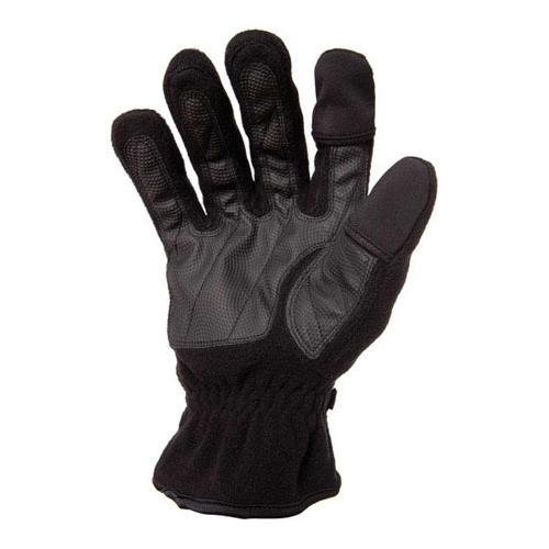 Guantes Freehands de forro polar negro (talla pequeña) para mujer