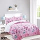 thumbnail image 1 of Cubrecama Quilt Sherpa 2 Plazas - Rosado Mariposa M937, 1 of 2