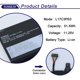 thumbnail image 2 of Batería SUNNEAR L17C3PE0 11.25V 51.5Wh para Lenovo Yoga, 2 of 6