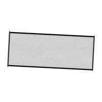 Ioensy - Puerta Retráctil Para Perros Portátiles 4 Ganchos Puerta De Malla Para Niños Y Mascotas Negras L