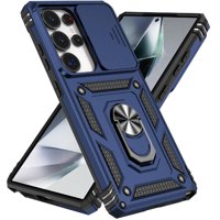 Estuche Gangxun Para Samsung Galaxy S25 Ultra, Soporte Giratorio 360°, Estilo Mecánico Y Magnético