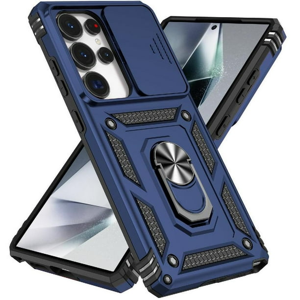 Estuche GANGXUN para Samsung Galaxy S25 Ultra, soporte giratorio 360°, estilo mecánico y magnético