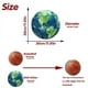 thumbnail image 4 of 1pc, 11.81inch Luminous Wall Sticker 3D Moon Earth Stickers For Kids Room Living Room Bedroom Decoration Glow In The Dark Home Decals Wallpaper, 4 of 5