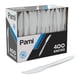 thumbnail image 1 of Cuchillos desechables de plástico PAMI de peso medio [paquete de 400], 1 of 6