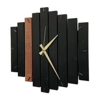 Magideal - Reloj De Pared De Madera, 30Cm, Colgante, Sin Tictac, Funciona Con Pilas, Puntero Diy Para El Hogar, Pasillo, Cocina, Decoración De La Habitación C