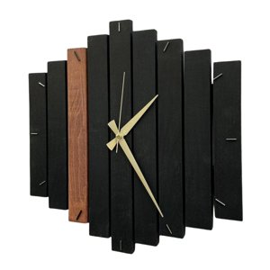 Magideal - Reloj De Pared De Madera, 30Cm, Colgante, Sin Tictac, Funciona Con Pilas, Puntero Diy Para El Hogar, Pasillo, Cocina, Decoración De La Habitación C