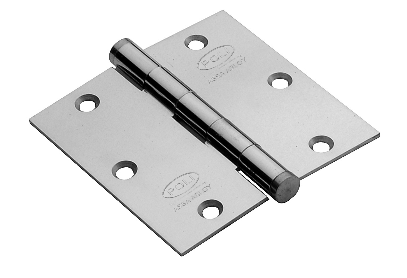 Poli - Pack De 3 Bisagras De Acero 3X3 Pulgadas Níquel Satinado