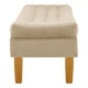 thumbnail image 3 of Banqueta Wood 2c Felpa 04 Beige, 3 of 4