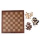 thumbnail image 1 of Juego de juego de viaje de madera 3 en 1 de damas de ajedrez y piezas de backgammon, 1 of 5