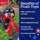 thumbnail image 4 of Juguete de peluche para perros American Dog Larry The Lobster Durable, 4 of 6