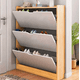 thumbnail image 3 of Zapatero Mueble Organizador de Zapatos para Entrada o Dormitorio Color Blanco y Café, 3 of 3