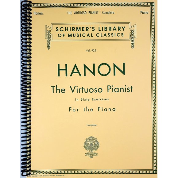Libro maman Hanon – Pianista Virtuoso: Ejercicios completos