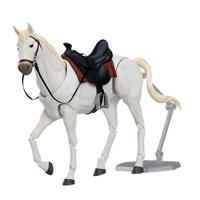 Bothyi - Figura De Caballo Modelo Pintado Figura Realista Juguete Educativo Escenas En Miniatura Blanco