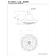 thumbnail image 2 of Regadera Kingston Brass Vilbosch de 5 funciones, 12 cm, cromo, 2 of 2