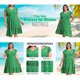 thumbnail image 3 of Vestido de Línea A con Cuello en V, Mangas con Volantes, Cintura Elástica y Bolsillos para Mujer de Talla Grande GRACE & GRANDEUR 2X Verde, 3 of 7