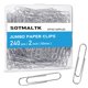 thumbnail image 1 of Clips de papel SOTMALTK 50 mm 240 piezas plata jumbo, 1 of 9