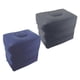 thumbnail image 1 of 2 Uds., Taburete Inflable De 3 Capas Para Pies, Almohada Para Reposapiés, Azul Profundo, Gris Profundo, 1 of 5